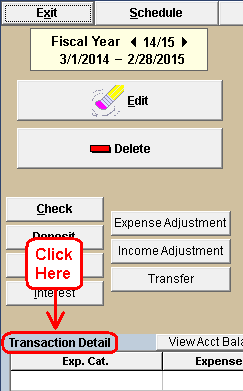 Double click Transaction Detail to check data