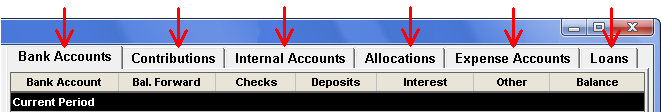 Click tab to view section